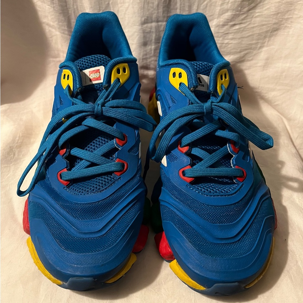 Adidas Lego sneakers. Big kids size 4 1/2. In great condition.